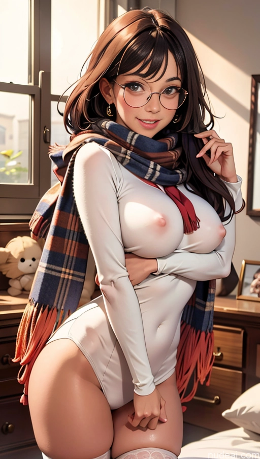 related ai porn images free for Pubic Hair Tanned Skin Jewelry Busty Thigh Socks Bedroom Brunette Fur Scarf Dress Happy Thin Round Glasses Bangs