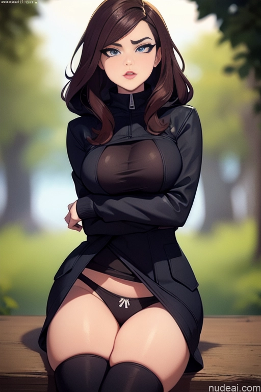related ai porn images free for Perfect Boobs Serious Close-up View Brunette Long Hair Model Perfect Body Beautiful British 18 Cave Parka Harem Pants