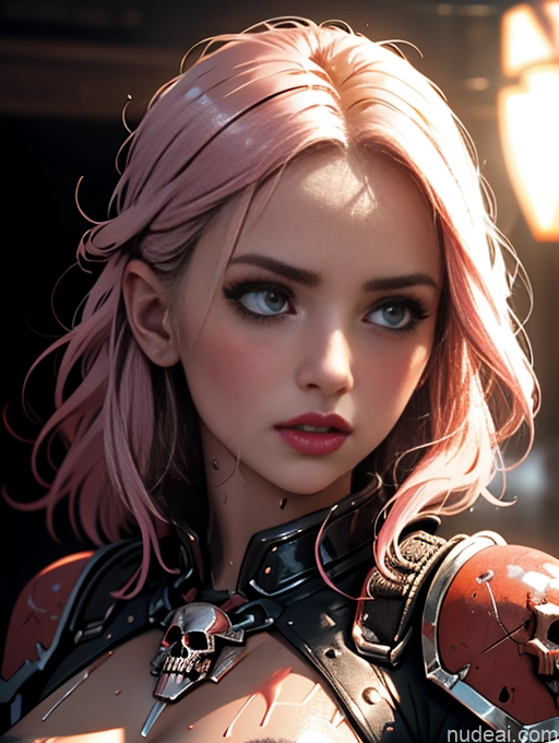 related ai porn images free for Lipstick Pubic Hair Serious Pink Hair Club Close-up View Khorne Wet T-Shirt Buxomy