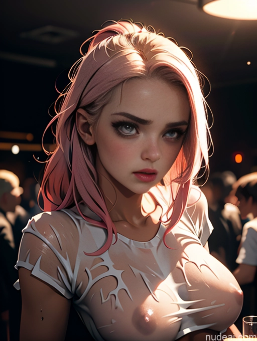 related ai porn images free for Lipstick Pubic Hair Serious Pink Hair Club Close-up View Khorne Wet T-Shirt Buxomy