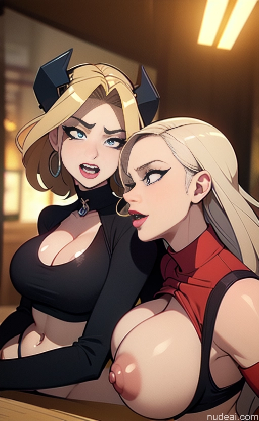 related ai porn images free for Lipstick Pubic Hair Serious Club Close-up View Khorne Huge Tits, Hard Nipples Blonde Crop Top Huge Boobs Bra Pull Down Buxomy