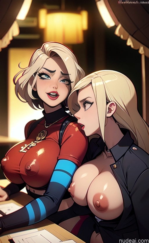 related ai porn images free for Lipstick Pubic Hair Serious Club Close-up View Khorne Huge Tits, Hard Nipples Blonde Crop Top Huge Boobs Bra Pull Down Buxomy