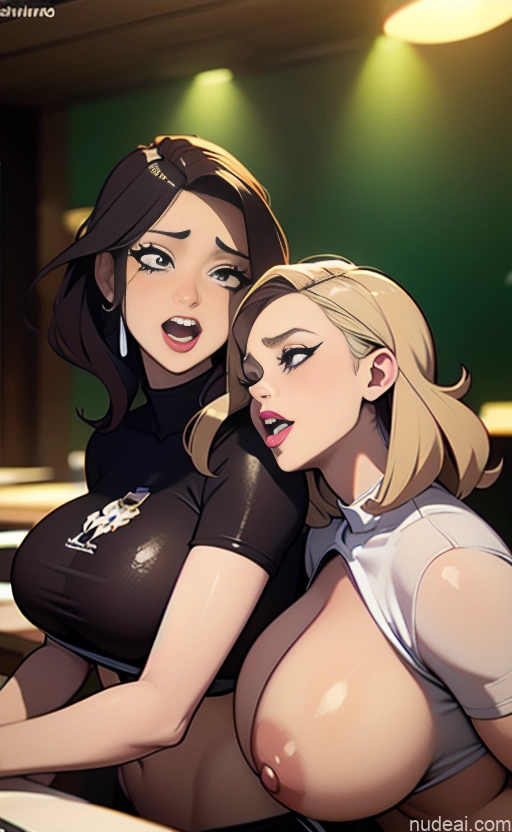 related ai porn images free for Lipstick Pubic Hair Serious Club Close-up View Khorne Huge Tits, Hard Nipples Blonde Crop Top Huge Boobs Bra Pull Down Buxomy Wet T-Shirt