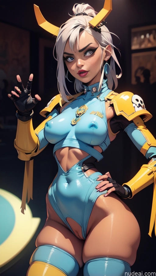 related ai porn images free for Lipstick Pubic Hair Serious Club Close-up View Khorne Tanned Skin Breast Grab, Cowgirl Position, Girl On Top, Straddling, Grabbing, Sex, Vaginal Naked Bandage ARC: A-Mecha Musume A素体机娘