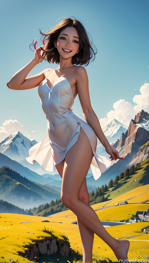 related ai porn images free for A Woman, A Girl Full Frontal Nude Bobcut Brunette Laughing Mountains