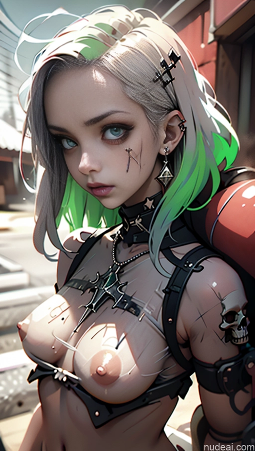 related ai porn images free for Busty Perfect Boobs Lipstick Big Hips Pubic Hair Tanned Skin Serious Close-up View Crop Top Bra Pull Down Khorne Wet T-Shirt Buxomy Green Hair Gothic Punk Girl
