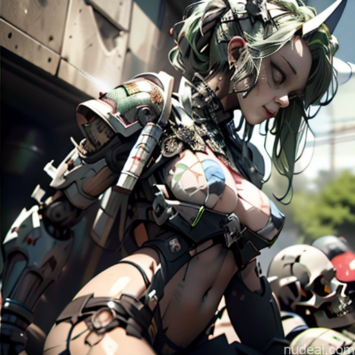 related ai porn images free for Busty Perfect Boobs Lipstick Big Hips Pubic Hair Tanned Skin Serious Close-up View Crop Top Bra Pull Down Khorne Wet T-Shirt Buxomy Green Hair Gothic Punk Girl SSS: A-Mecha Musume A素体机娘 Superhero
