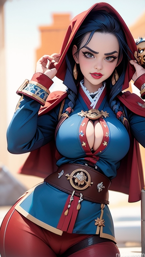 related ai porn images free for Perfect Boobs Lipstick Pubic Hair Serious Close-up View Winter Hanfu Snow Blue Hair French Musketeer Dress Khorne