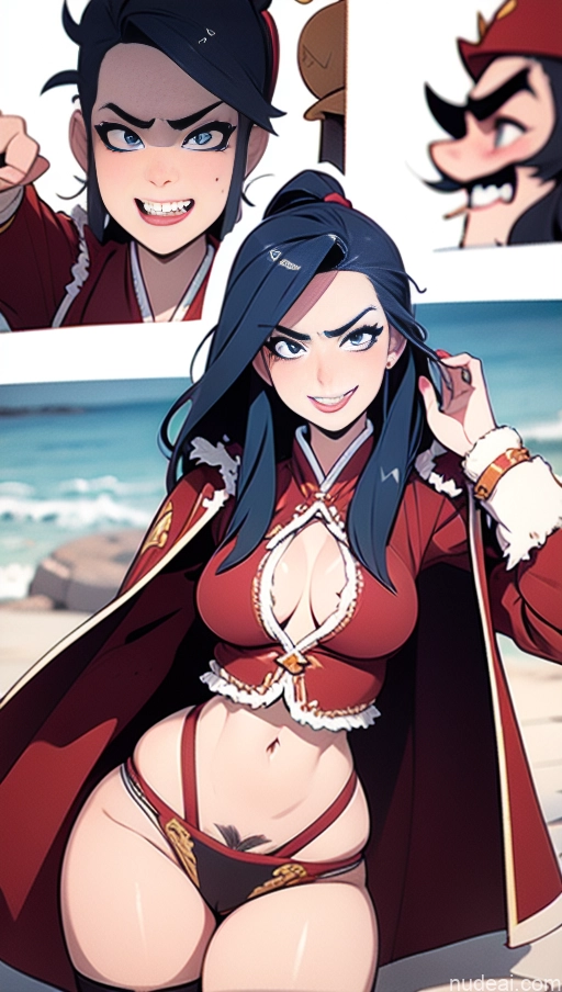 related ai porn images free for Perfect Boobs Lipstick Pubic Hair Serious Close-up View Winter Hanfu Snow Blue Hair French Musketeer Dress Khorne