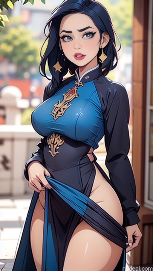 related ai porn images free for Perfect Boobs Lipstick Pubic Hair Serious Close-up View Winter Hanfu Snow Blue Hair Aodai V1 Khorne