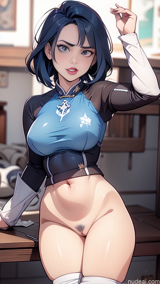 related ai porn images free for Perfect Boobs Lipstick Pubic Hair Serious Close-up View Winter Hanfu Snow Blue Hair Aodai V1 Khorne