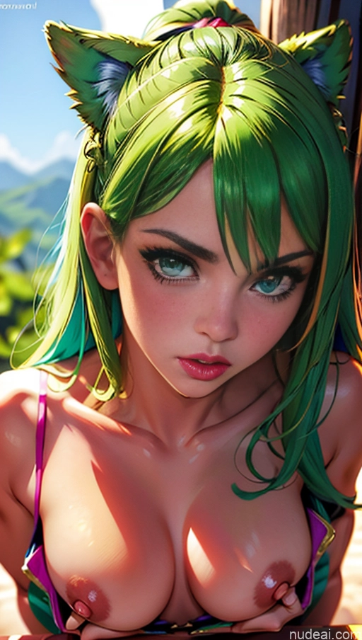 related ai porn images free for Busty Perfect Boobs Lipstick Pubic Hair Serious Green Hair Close-up View Bra Pull Down Nymphs Huge Tits, Hard Nipples