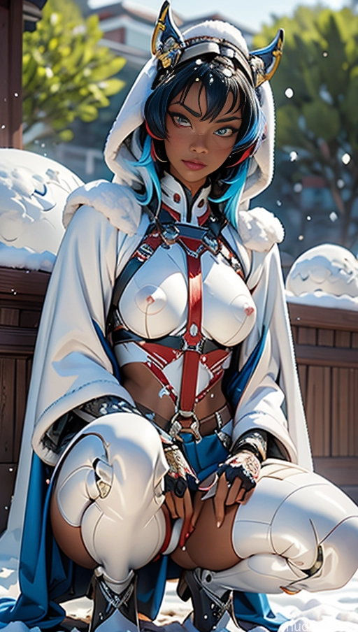 related ai porn images free for Busty Perfect Boobs Lipstick Pubic Hair Serious Blue Hair Snow Close-up View Winter Hanfu Huge Tits, Hard Nipples SSS: A-Mecha Musume A素体机娘 Bondage Outfit/Dominatrix 拘束带装 African Squatting