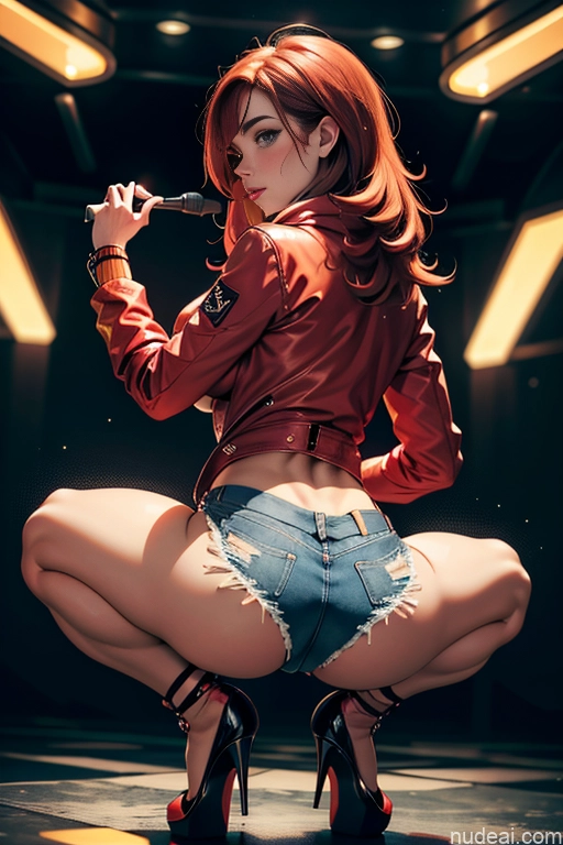 related ai porn images free for Cleavage Jeans High Heels Squatting Back View Club Irish 18 Perfect Body Beautiful Busty High Socks Parka