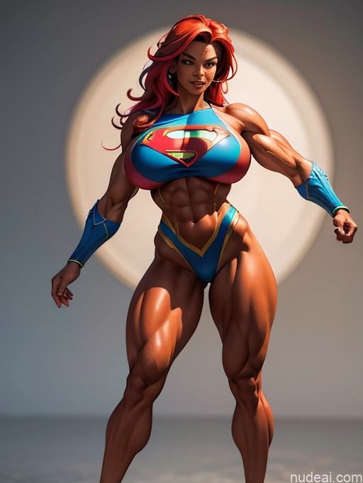 related ai porn images free for Huge Boobs Thick 3d Abs Bodybuilder Front Facing Full Body Superhero