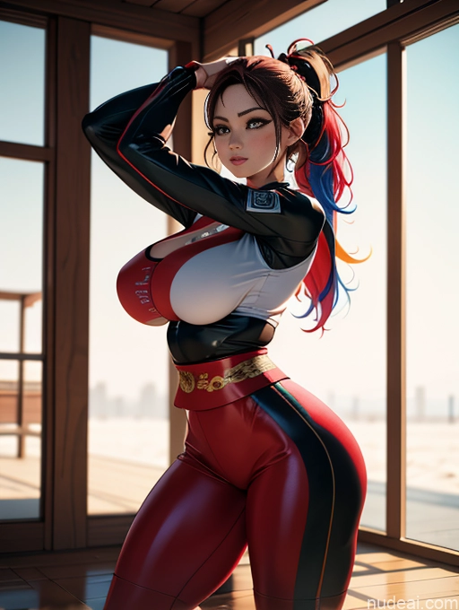related ai porn images free for Woman Huge Boobs Abs Thick 3d Front Facing Full Body Martial Arts