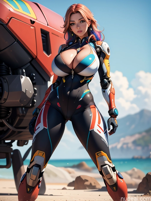 related ai porn images free for Woman Huge Boobs Abs Thick 3d Front Facing Full Body Mech Suit