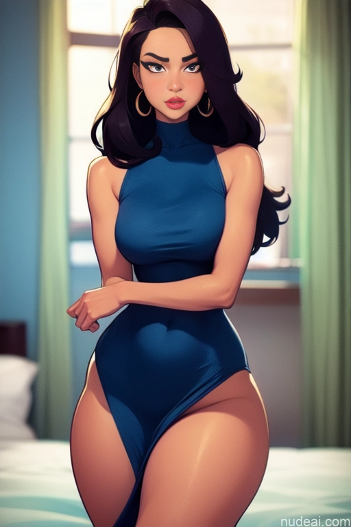related ai porn images free for Woman Beautiful Tall Perfect Body Long Hair 20s Serious Ginger Dutch Bedroom Casual Dress