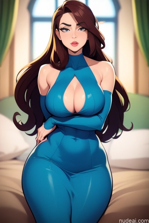related ai porn images free for Woman Beautiful Tall Perfect Body Long Hair 20s Serious Ginger Dutch Bedroom Casual Dress