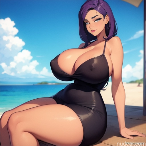 related ai porn images free for Woman One Busty Huge Boobs Perfect Boobs Beautiful Big Ass Chubby Fat Big Hips Long Legs Tall Perfect Body Oiled Body Tanned Skin Fairer Skin 18 Purple Hair Dark Lighting Beach Bikini