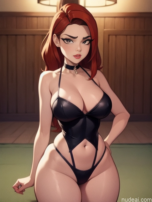 related ai porn images free for Woman Beautiful Tall Perfect Body Long Hair 20s Serious Ginger Irish Front View Choker Pet Play Adjusting Clothes Victorian Parlor