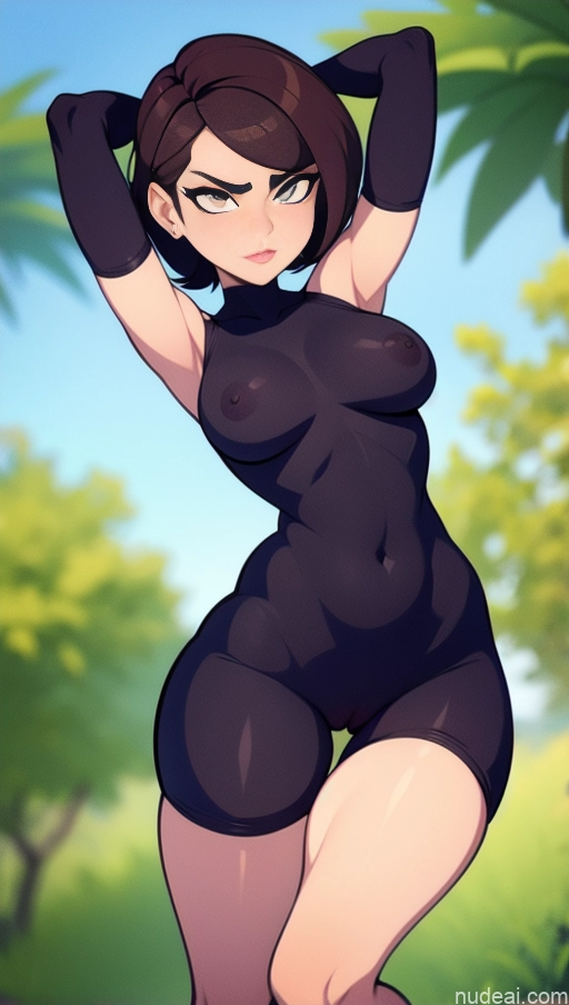 related ai porn images free for Short Hair Brunette Jungle Nude Full Frontal 40s T-pose Pubic Hair