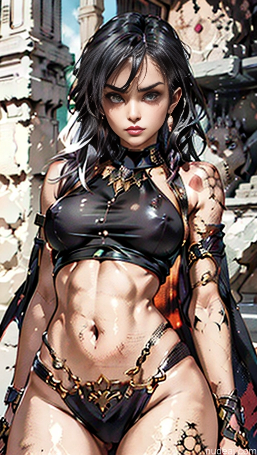 Perfect Boobs Serious Close-up View Crop Top Spread_legs, Pussy, Split_legs No Panties? Khorne Pubic Hair African White Hair FGOKAMAV