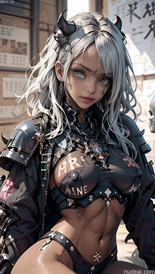 related ai porn images free for Perfect Boobs Close-up View Crop Top Spread_legs, Pussy, Split_legs No Panties? Khorne Pubic Hair African White Hair Busty Laughing Gothic Punk Girl Buxomy