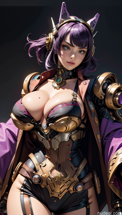related ai porn images free for Beautiful Pubic Hair Dynamic View Cyborg Purple Hair Alternative Jewelry Steampunk Kimono Huge Sagging Breasts Cyberpunk Chubby Thick Fat SSS: A-Mecha Musume A素体机娘