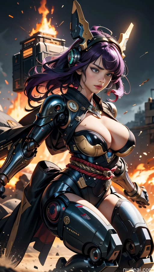 related ai porn images free for Beautiful Pubic Hair Dynamic View Cyborg Purple Hair Alternative Jewelry Steampunk Kimono Huge Sagging Breasts Cyberpunk Chubby Thick Fat SSS: A-Mecha Musume A素体机娘 Battlefield