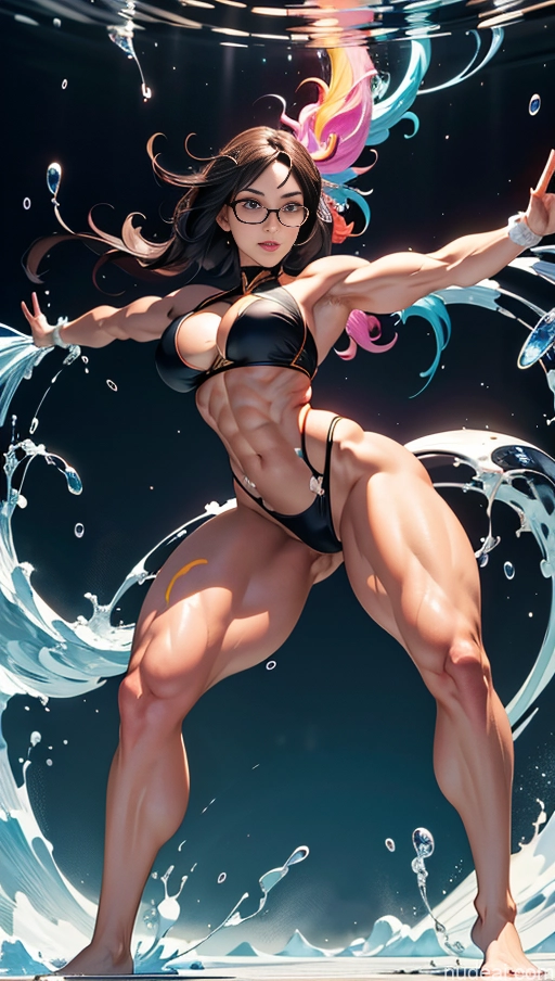 related ai porn images free for Muscular Abs Chinese Japanese Korean Bodybuilder Glasses Tailcoat Powering Up Busty Dynamic View Surrealist