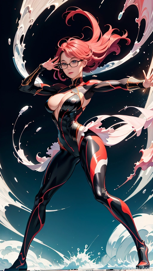 related ai porn images free for Muscular Abs Chinese Japanese Korean Bodybuilder Glasses Tailcoat Powering Up Busty Dynamic View Surrealist